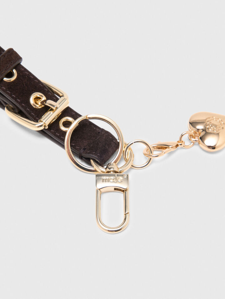 Leather key ring