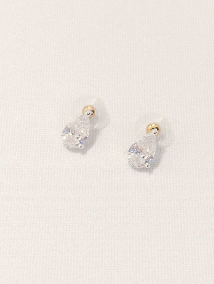 Small rhinestone earrings