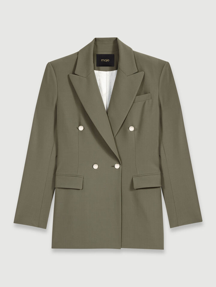 Slim-fit suit jacket
