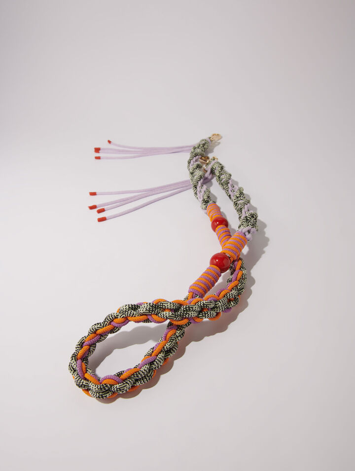 Braided shoulder strap