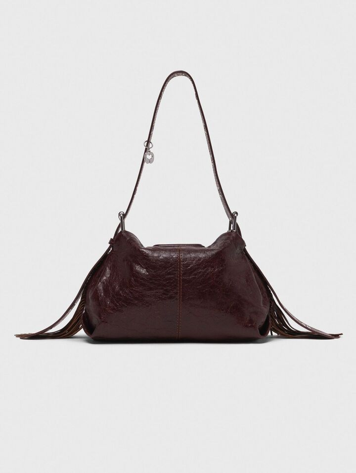 Crackled leather Miss M bag