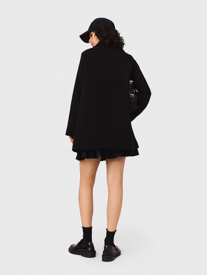 Wool blend coat