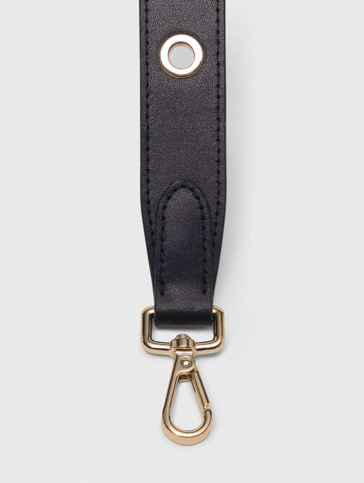 Leather strap with eyelets