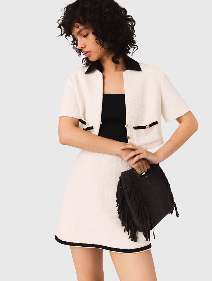 2-in-1 tweed dress