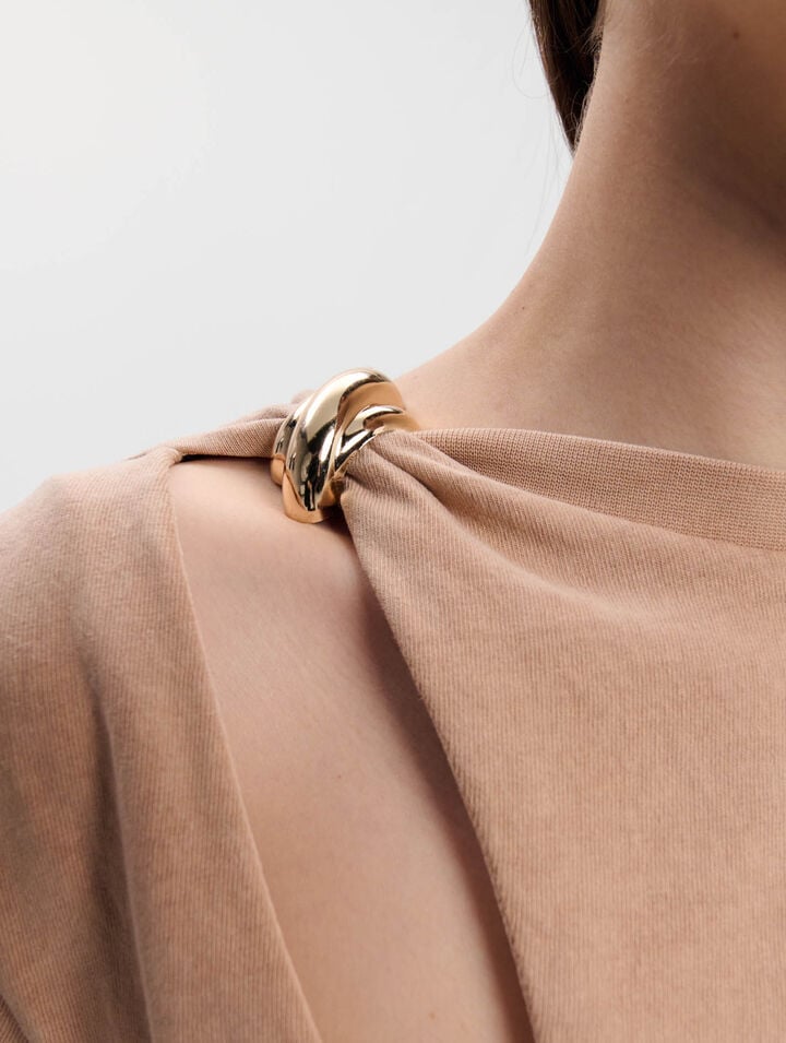 T-shirt with jewel detail