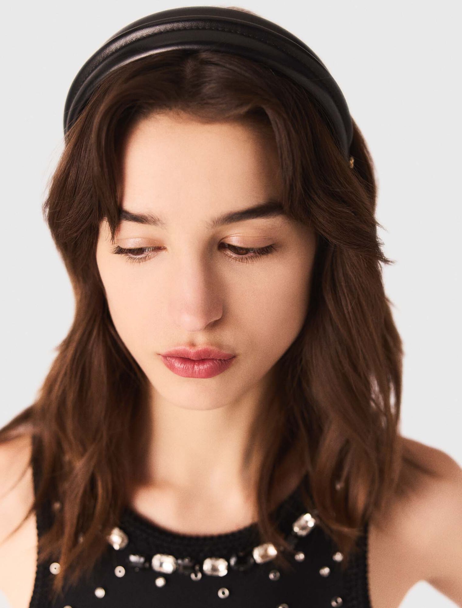 Leather headband