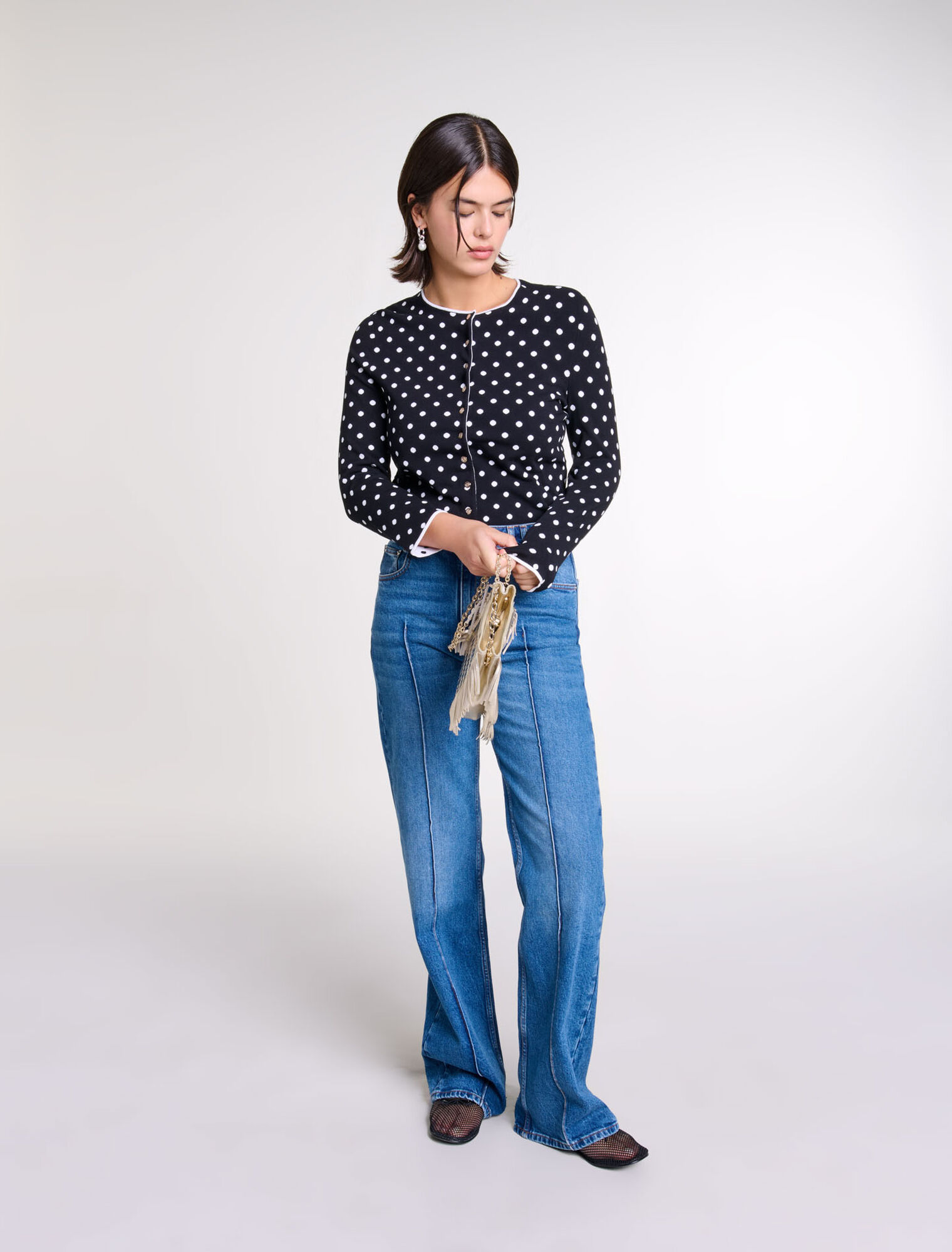 Fancy knit cardigan
