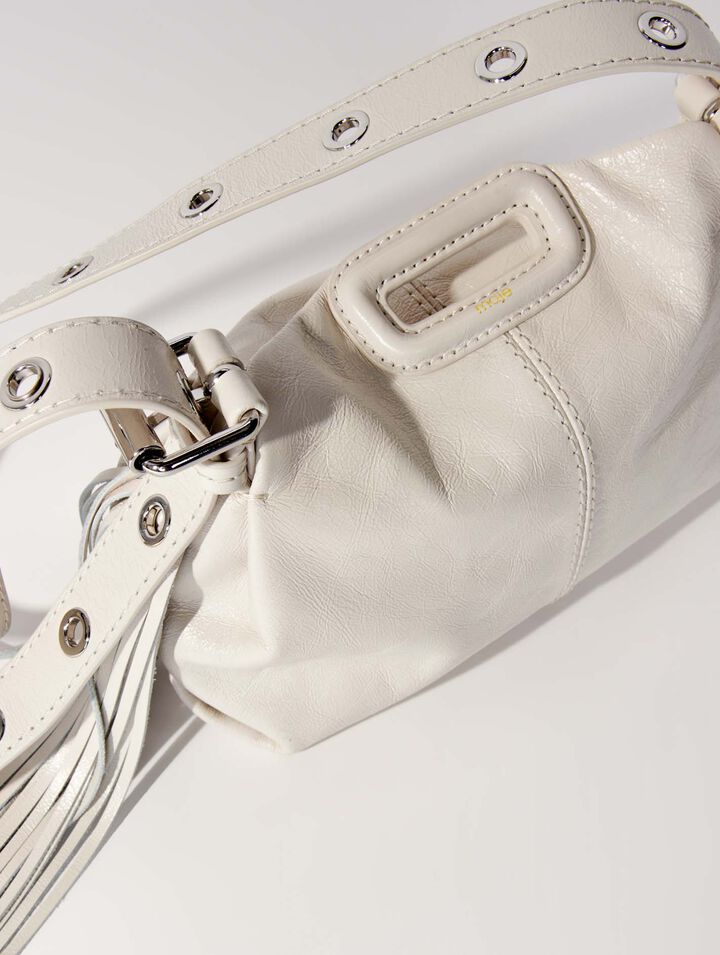 Crackle leather mini Miss M bag