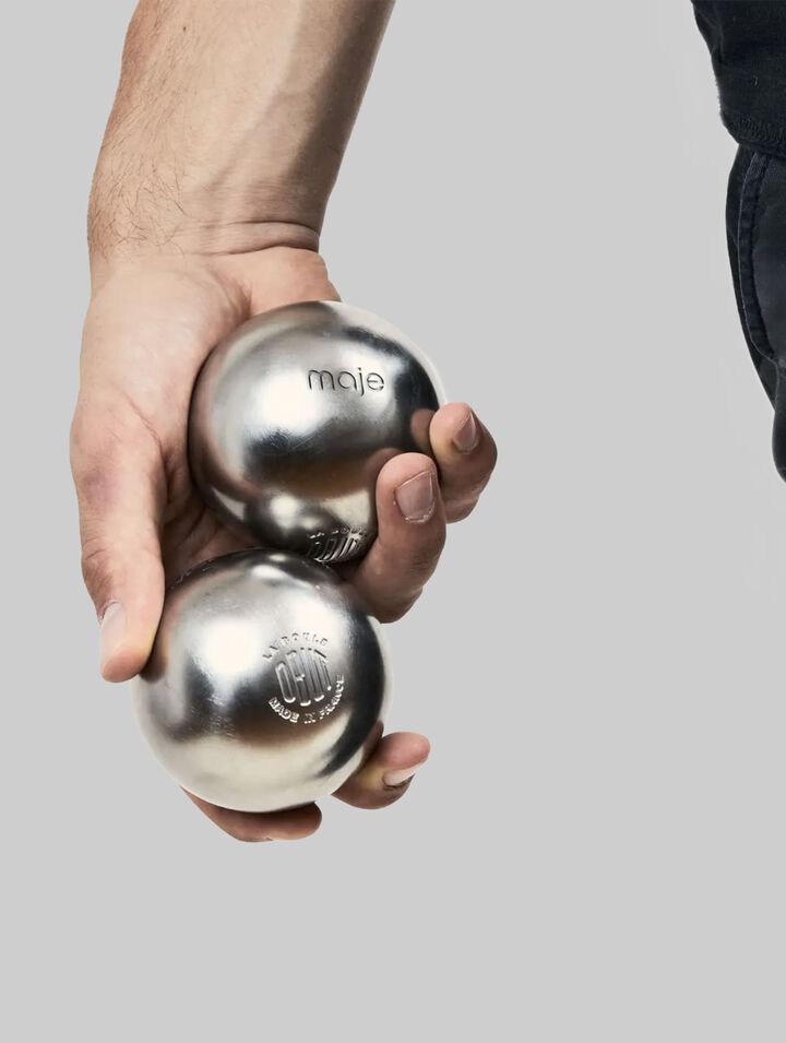 Maje x Petibon pétanque set