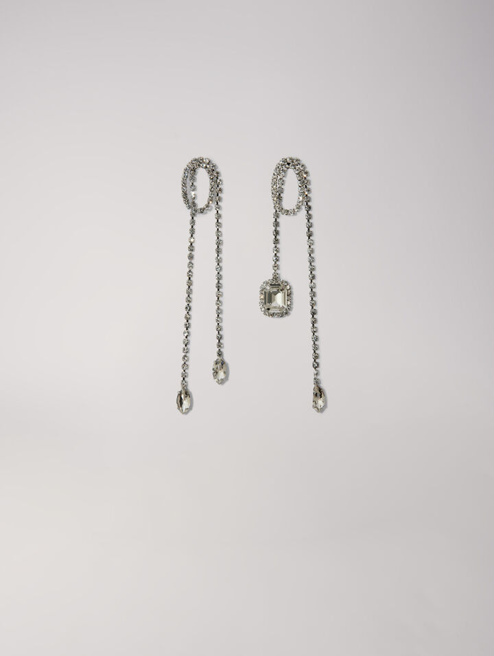 Rhinestone earrings