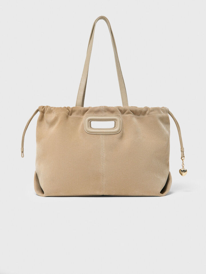 Suede Milpli tote bag