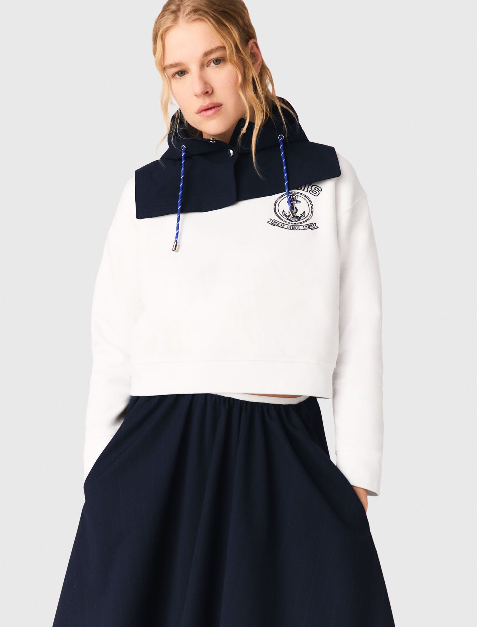 Sailor print sweatshirt
