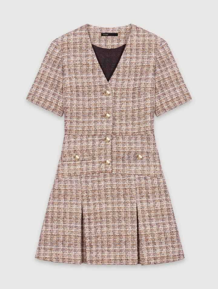 Short tweed dress