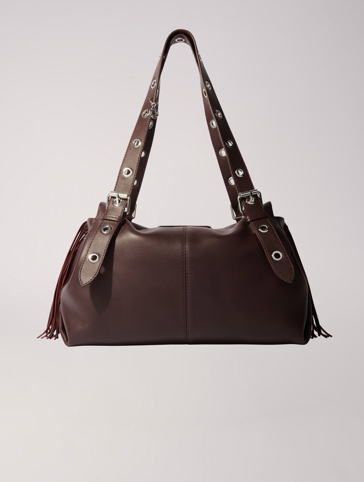 Plain leather Miss M XL bag