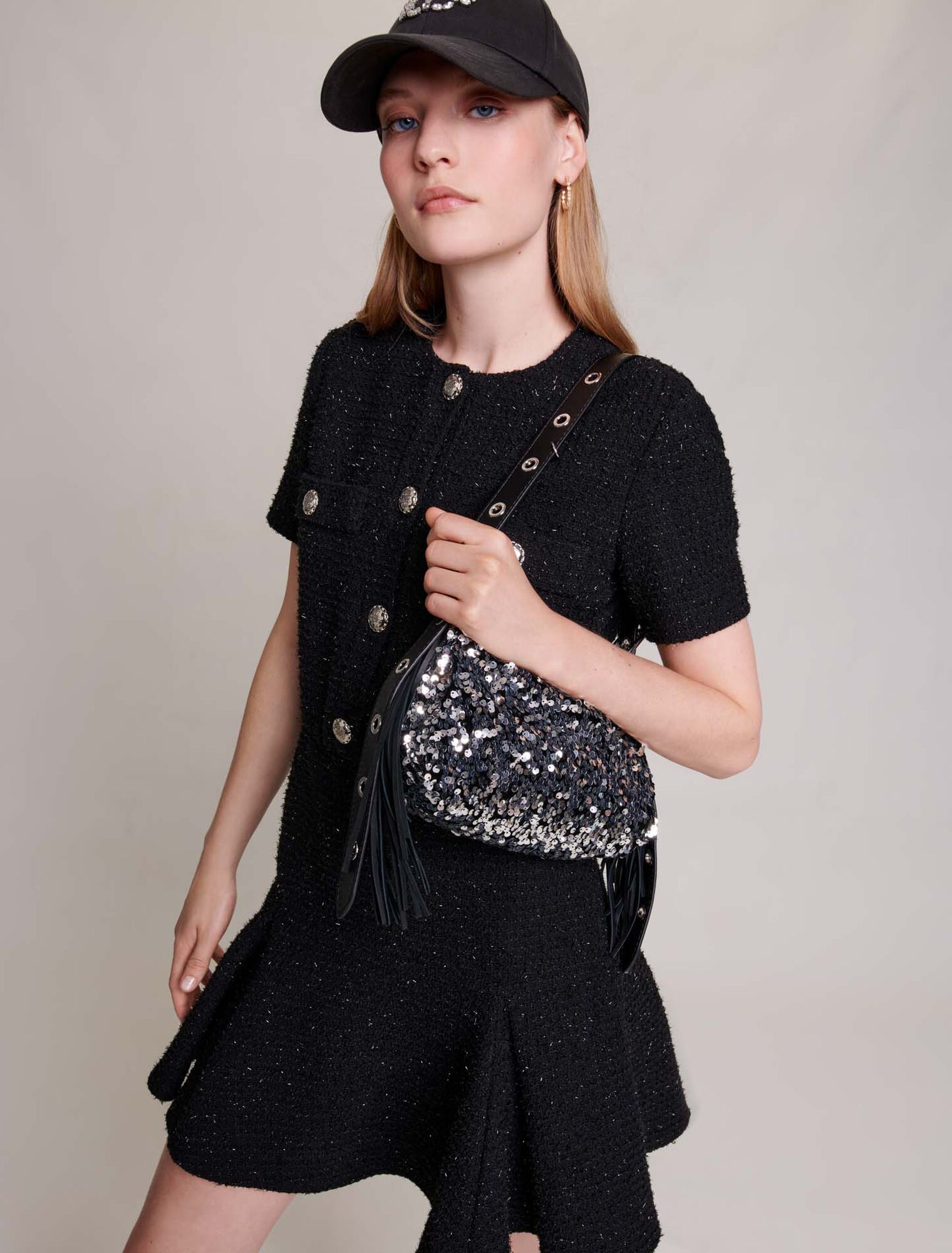 Short tweed dress