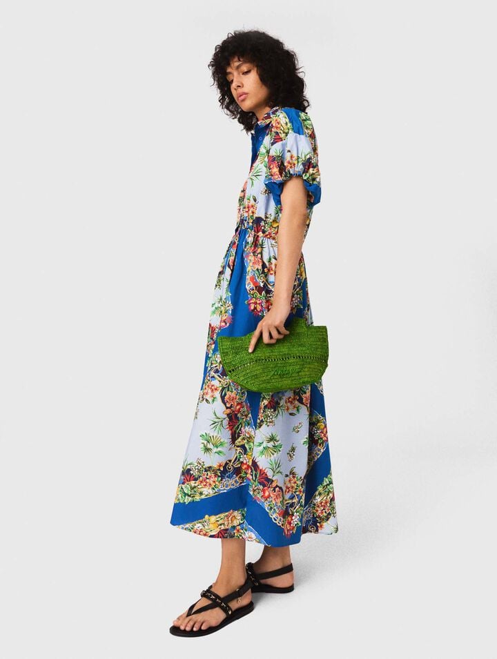 Patterned maxi dress