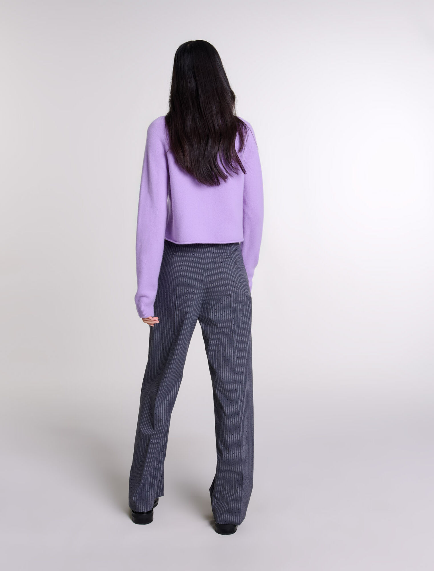 Rhinestone suit trousers