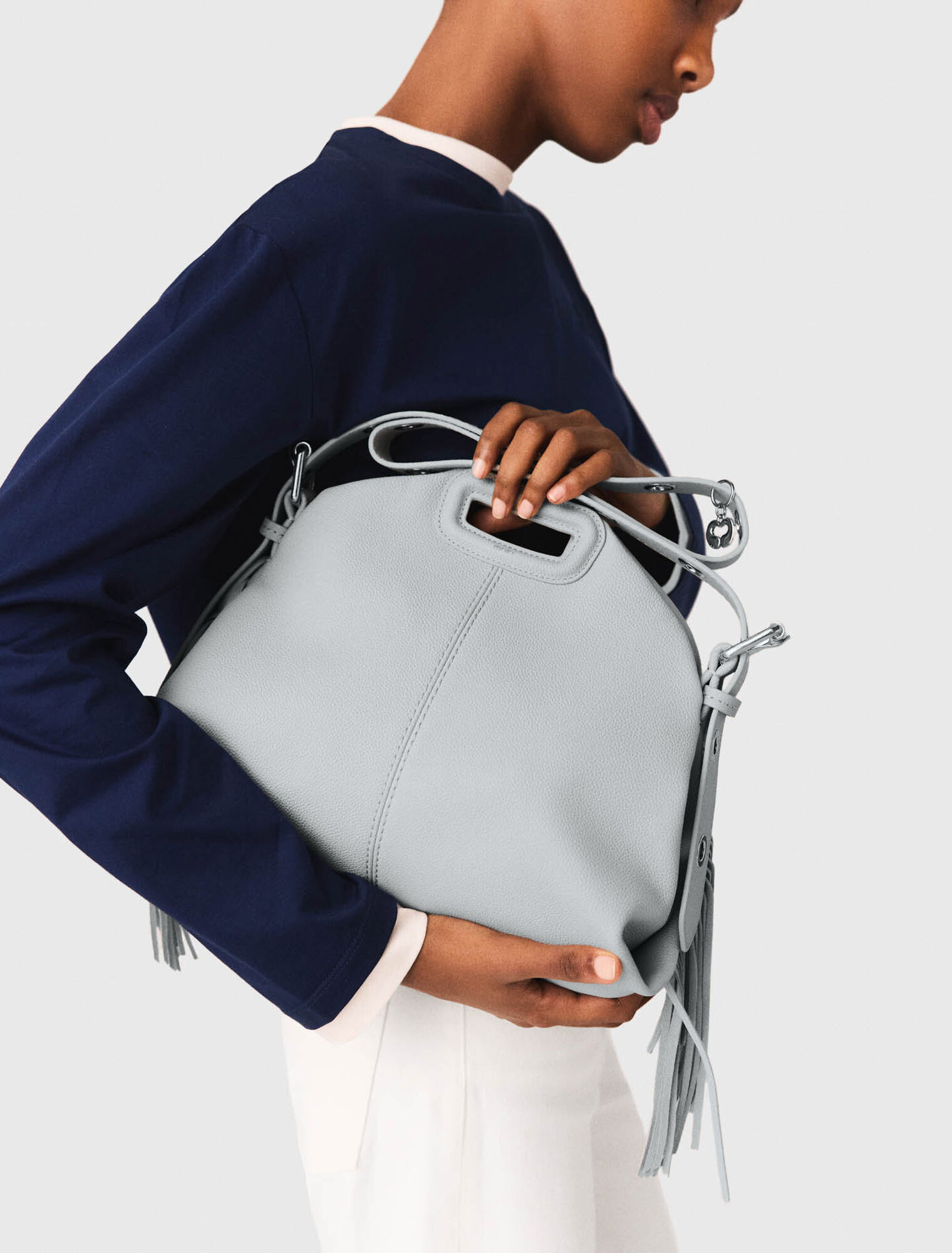 Grained leather Miss M bag