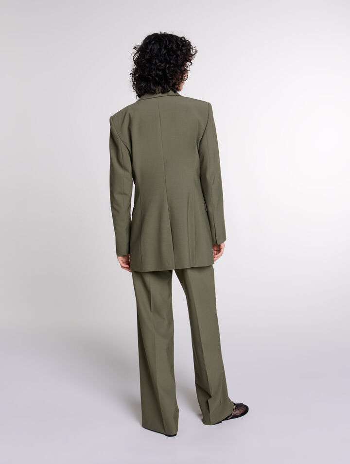 Slim-fit suit jacket