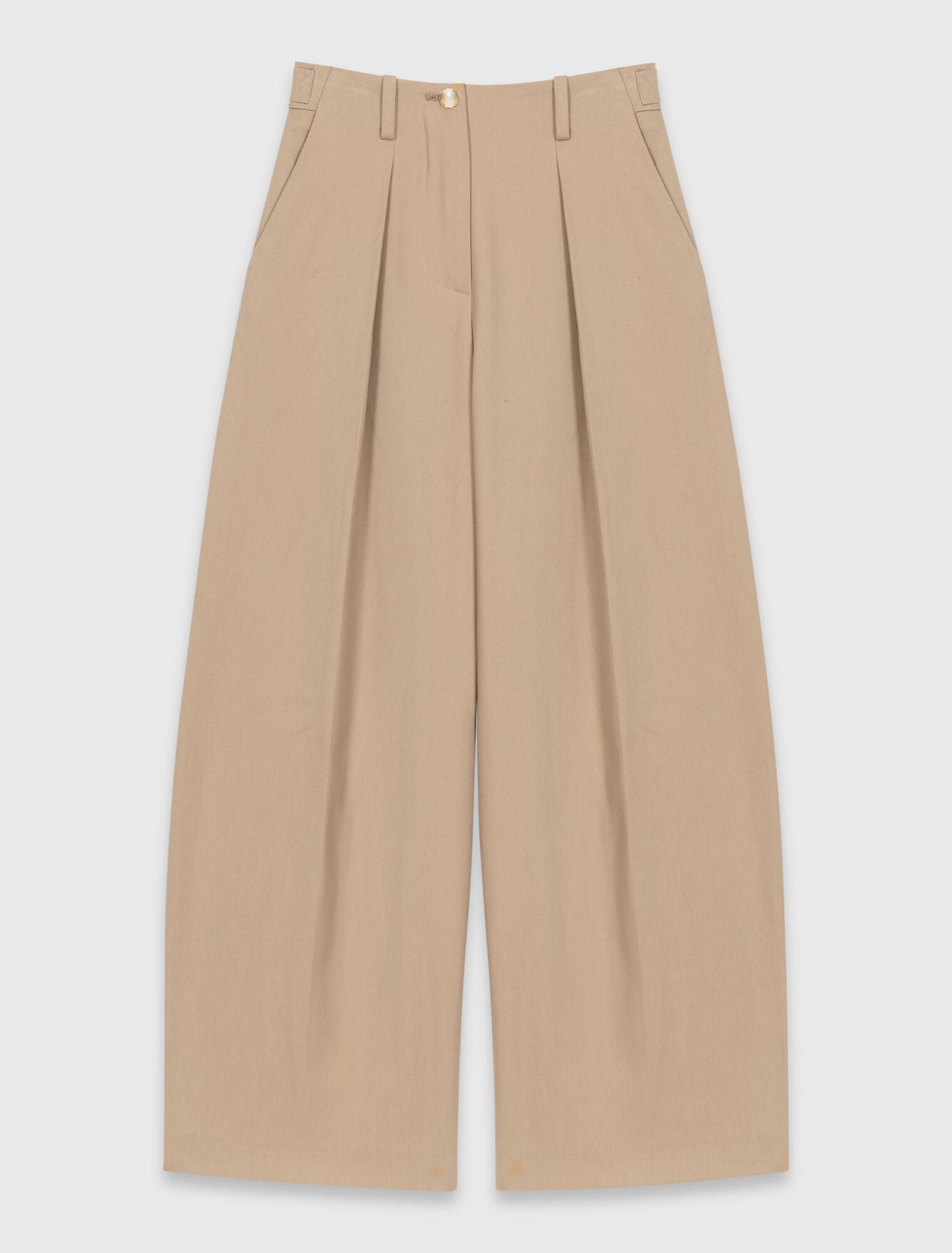 Cotton balloon trousers