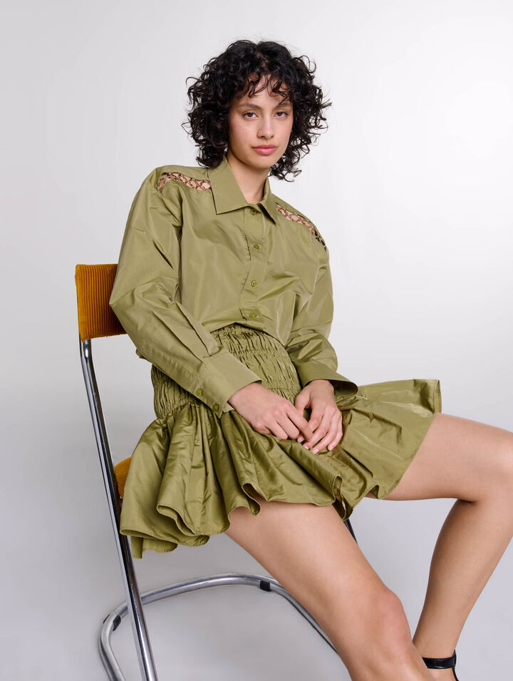 Openwork shirt