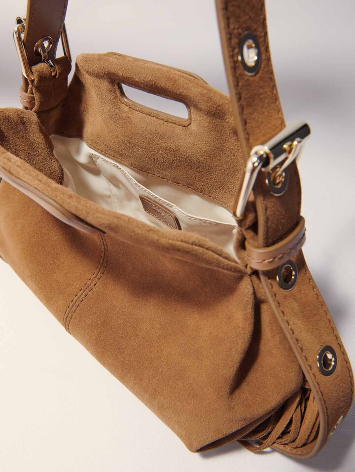 Miss M mini suede bag