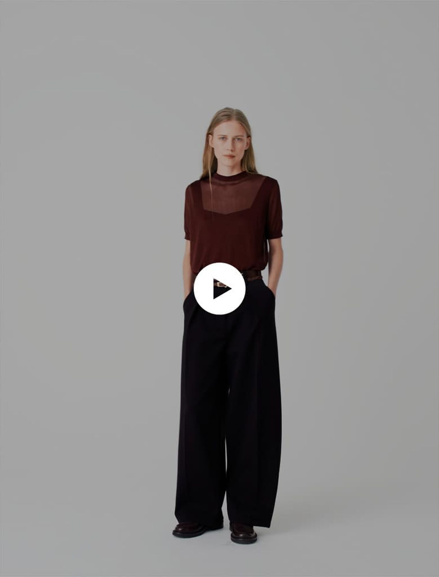 Balloon suit trousers