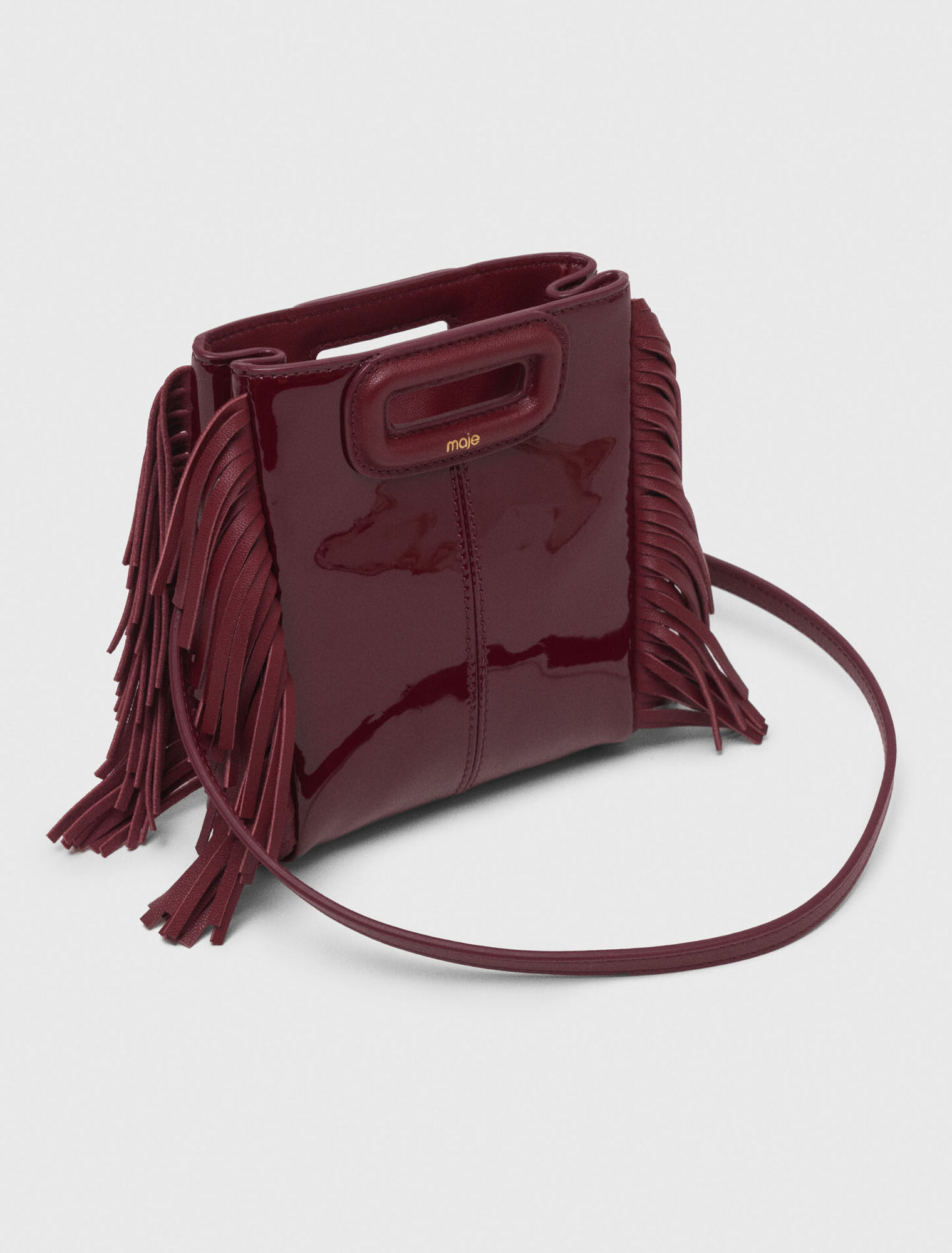 Smooth leather mini M bag