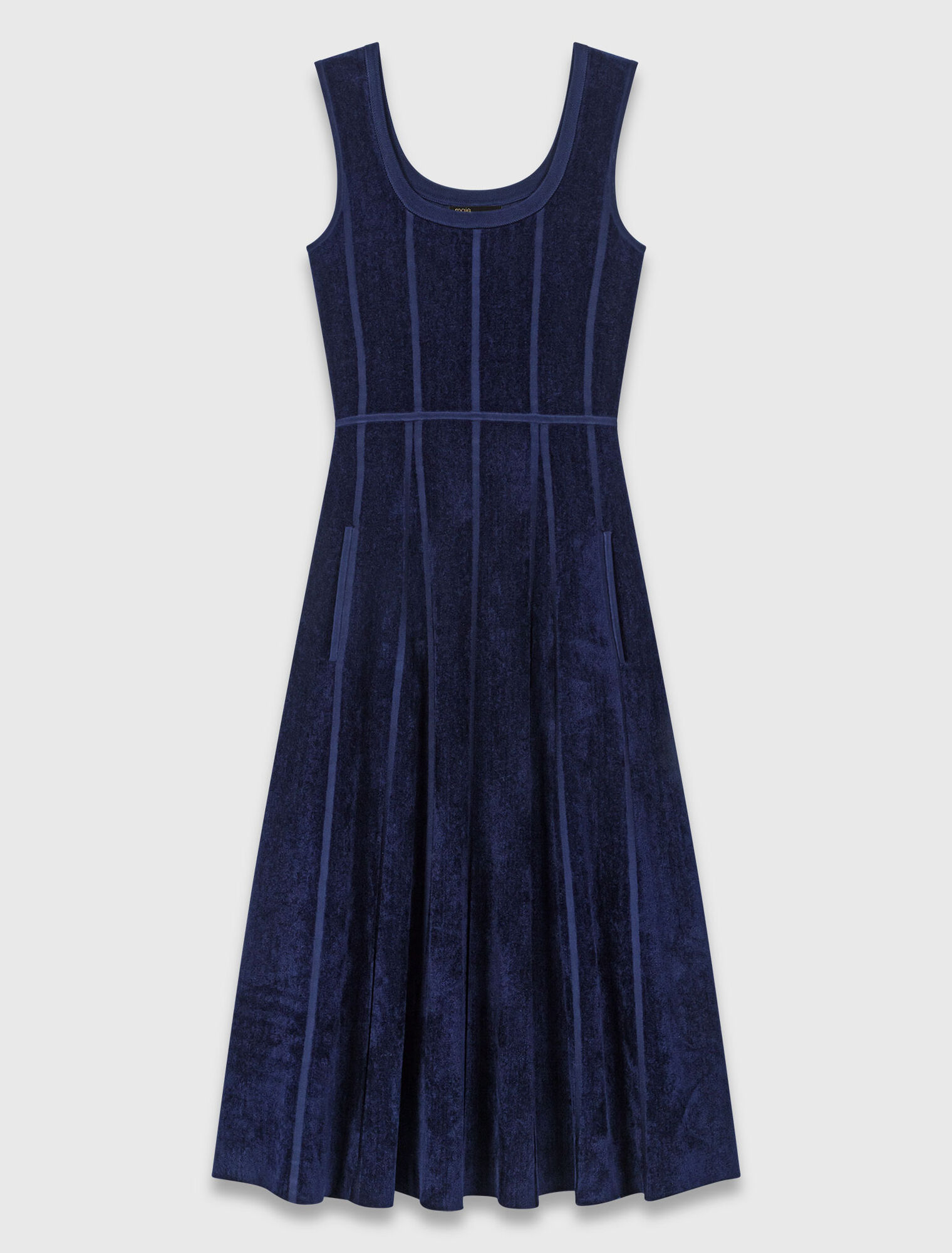 Velvet maxi dress
