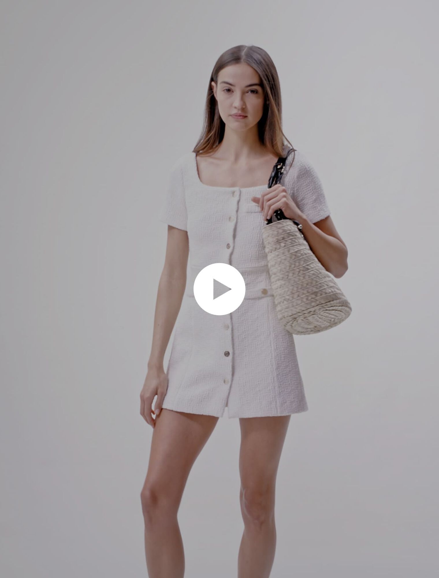 Short tweed dress