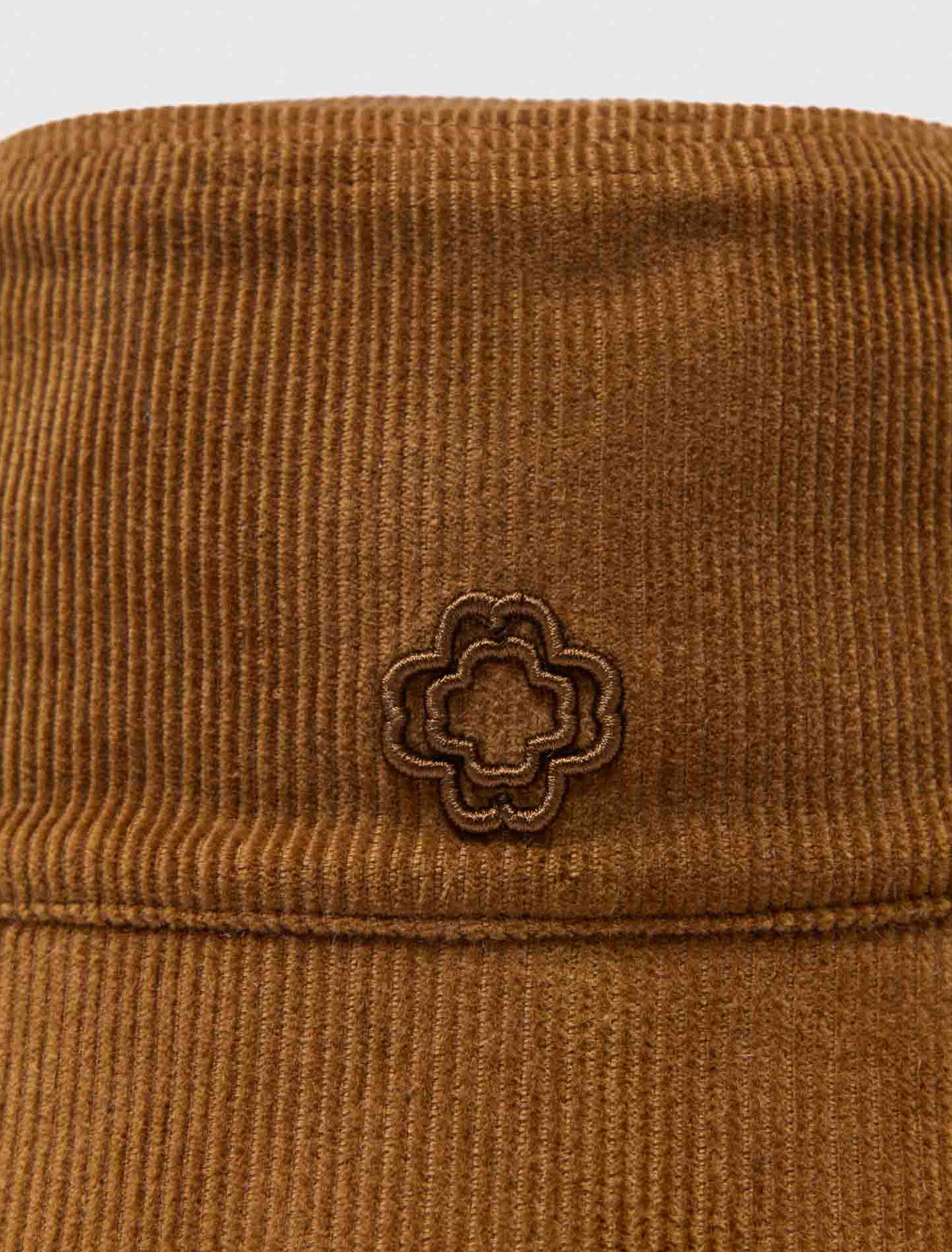 Reversible corduroy bucket hat
