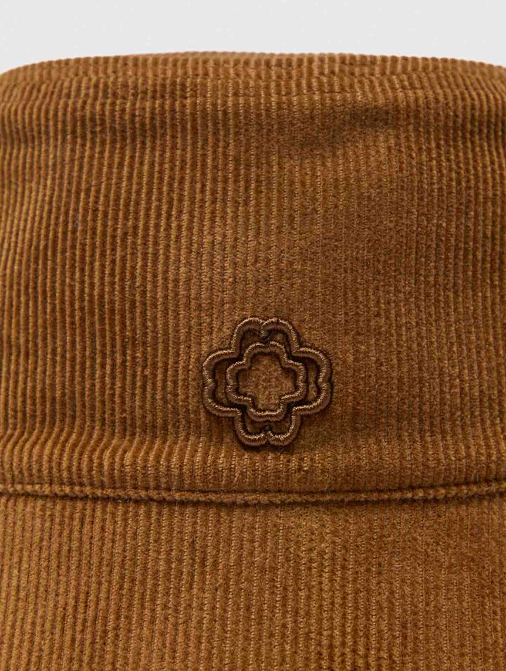 Reversible corduroy bucket hat