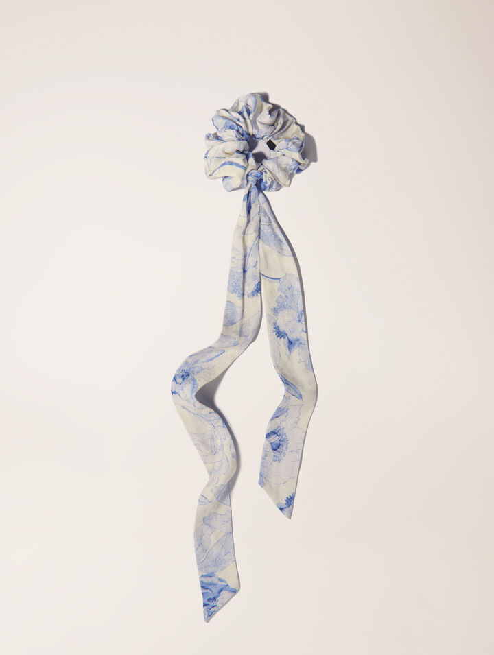 Watercolour theme scrunchie