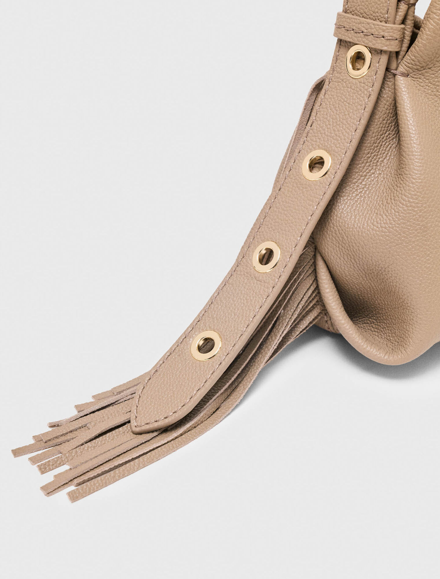 Grained leather mini Miss M bag