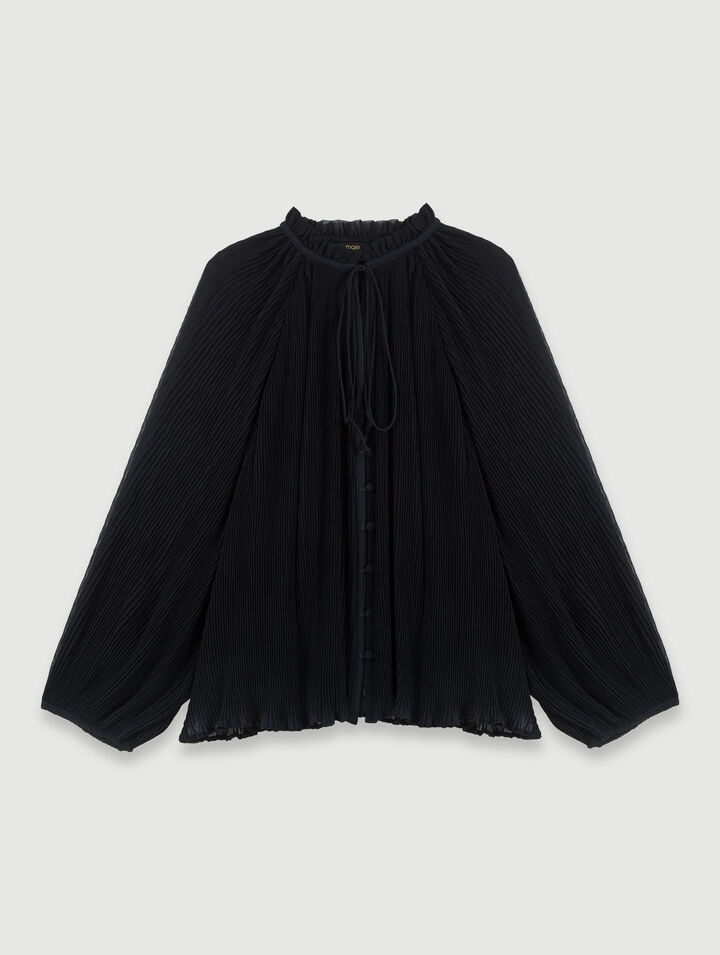 Pleated shirt