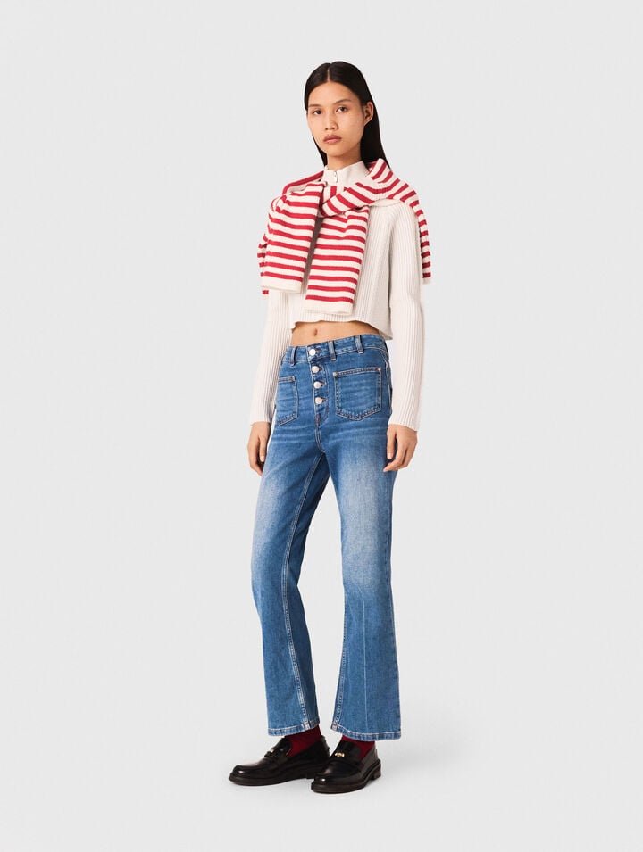 Vaqueros denim con bolsillos