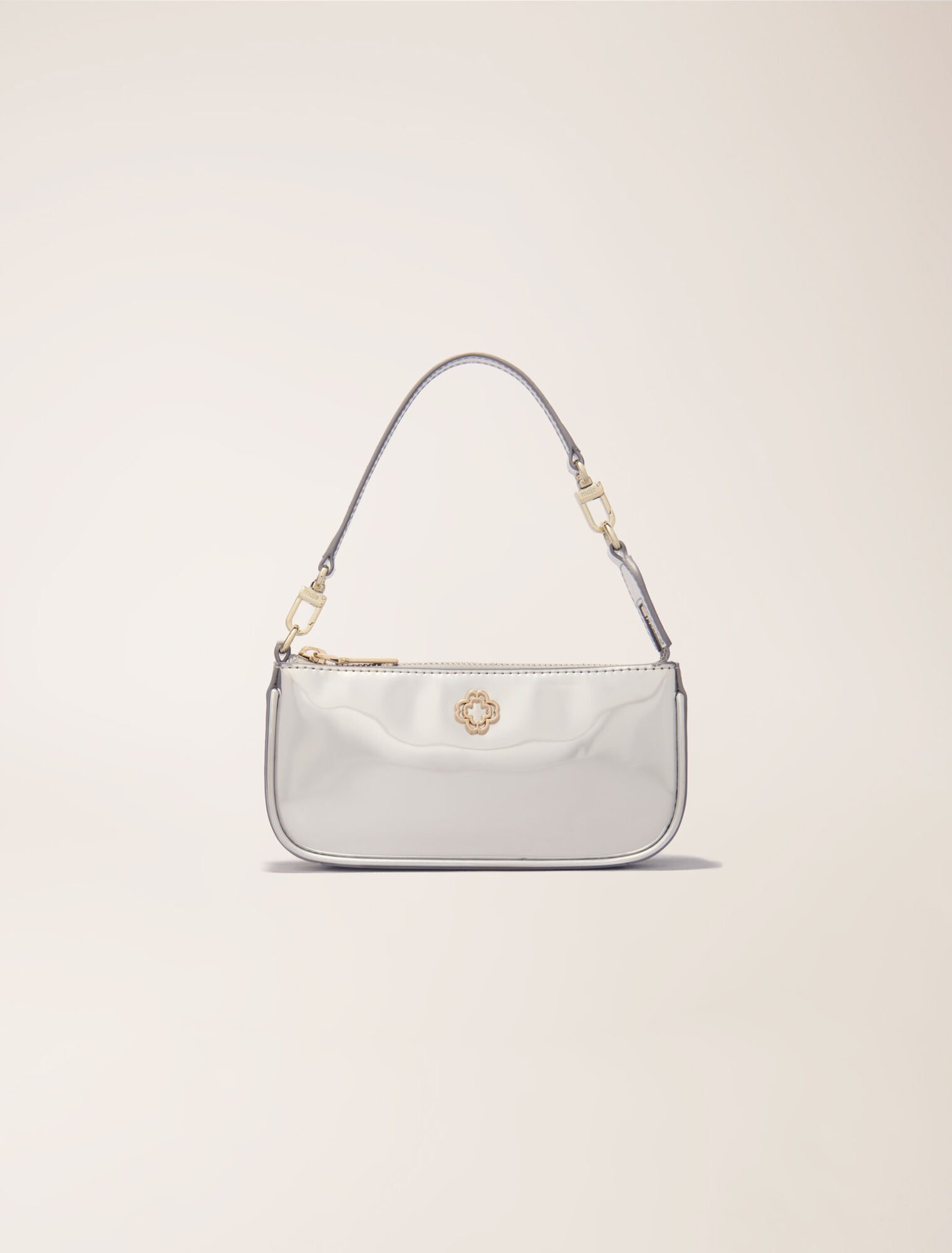 Mirrored leather Sarah pouch