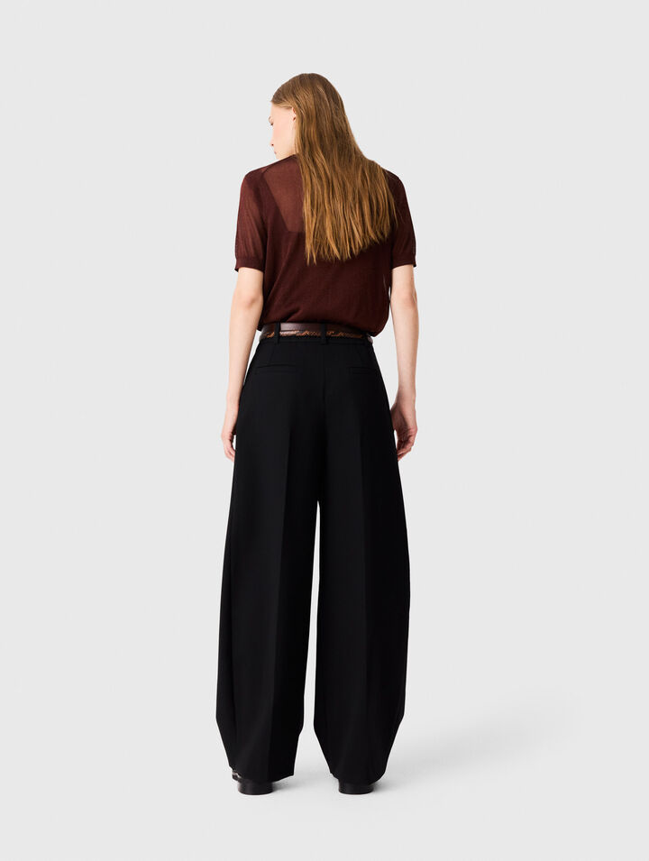 Balloon suit trousers