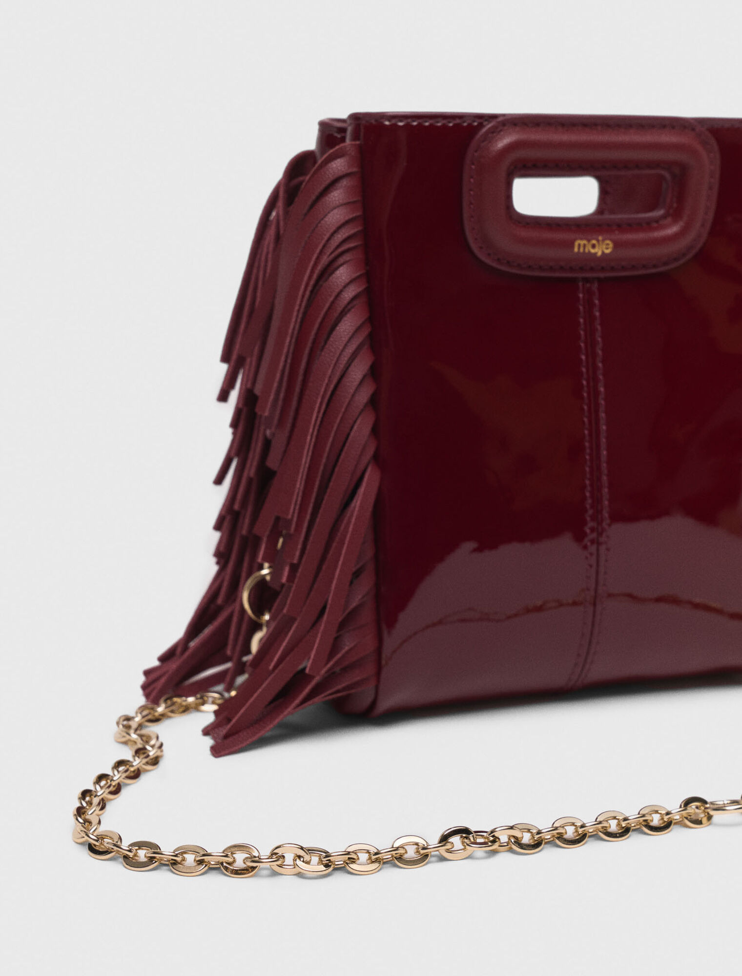 Smooth leather mini M bag