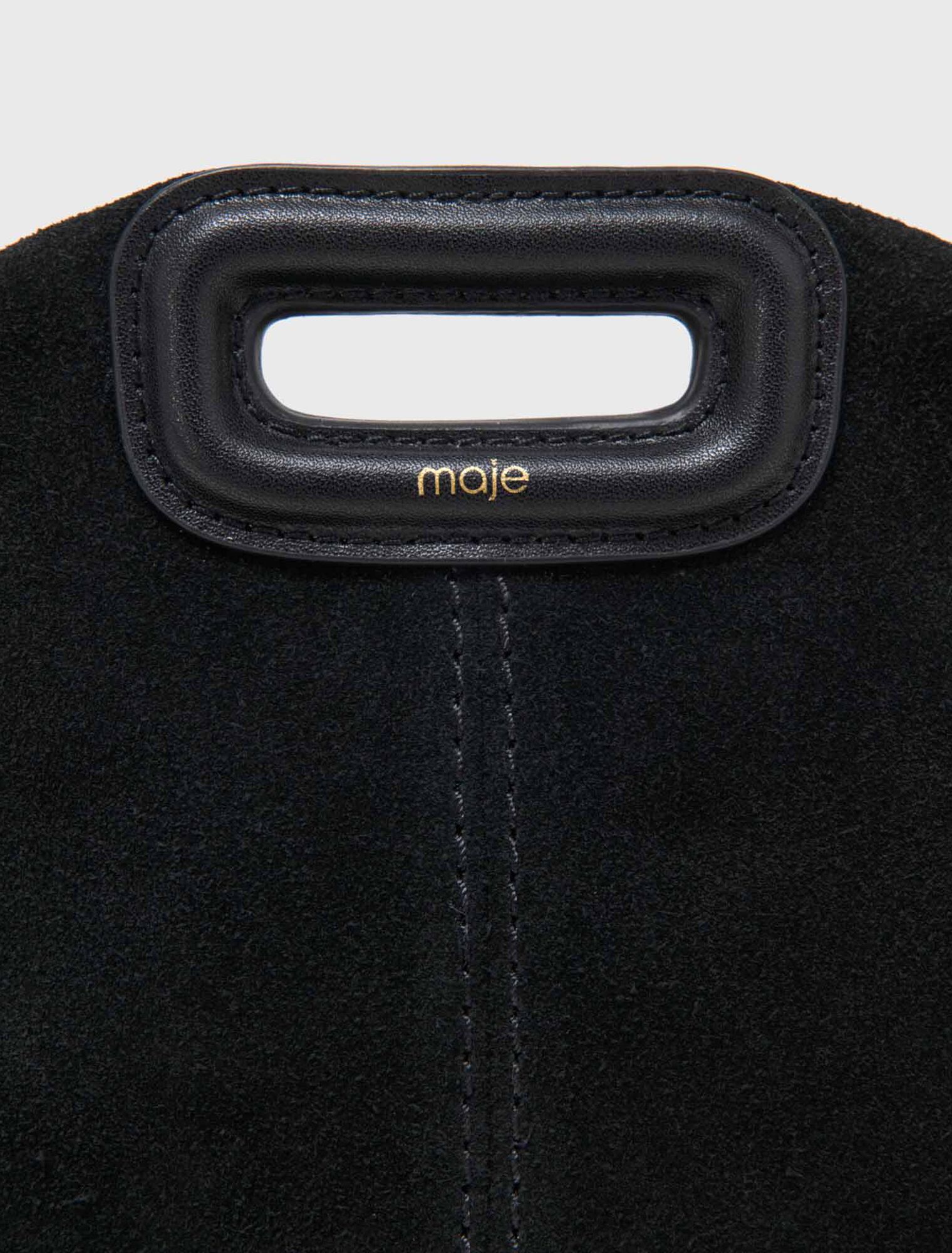 Suede leather mini Miss M bag