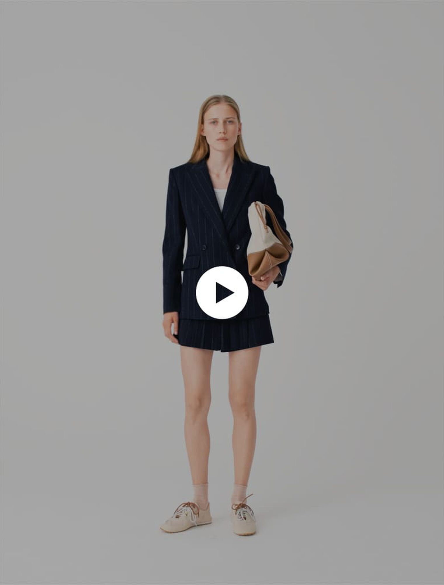 Double-breasted suit jacket