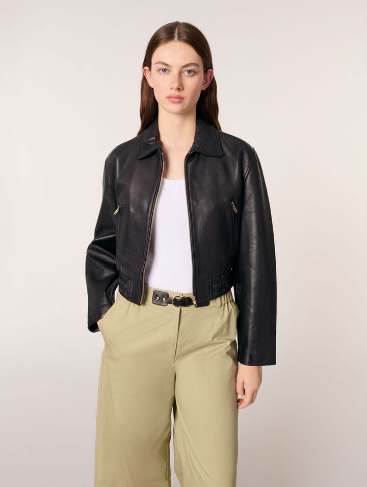 Leather jacket