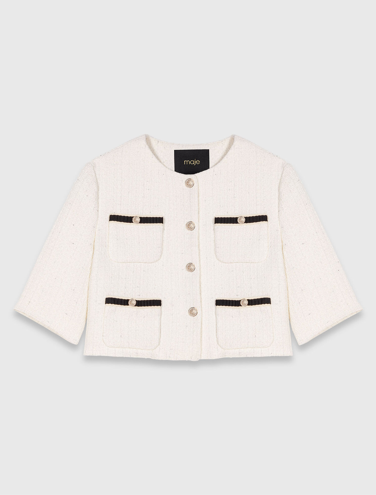 Short tweed jacket