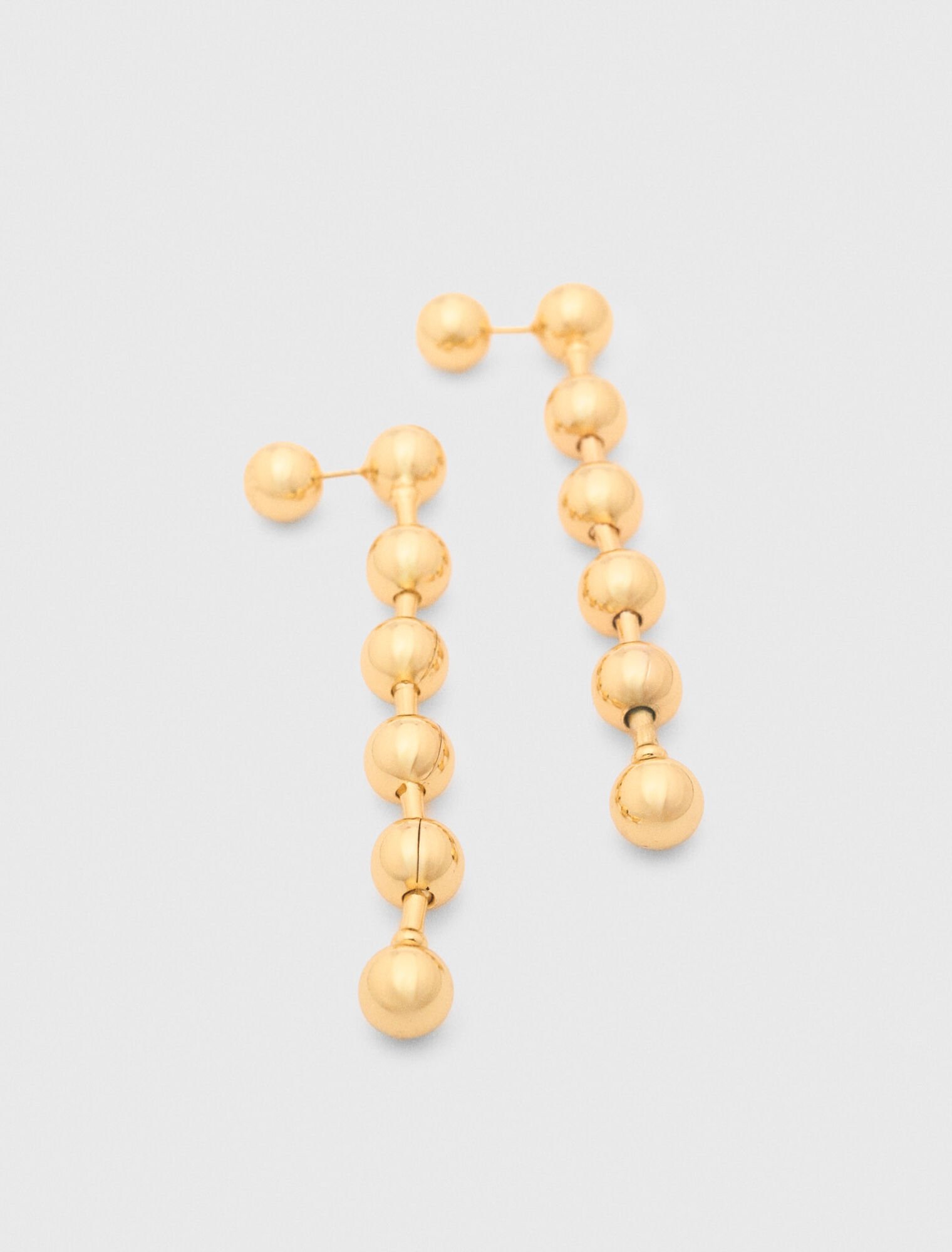 Sphere hoop earrings