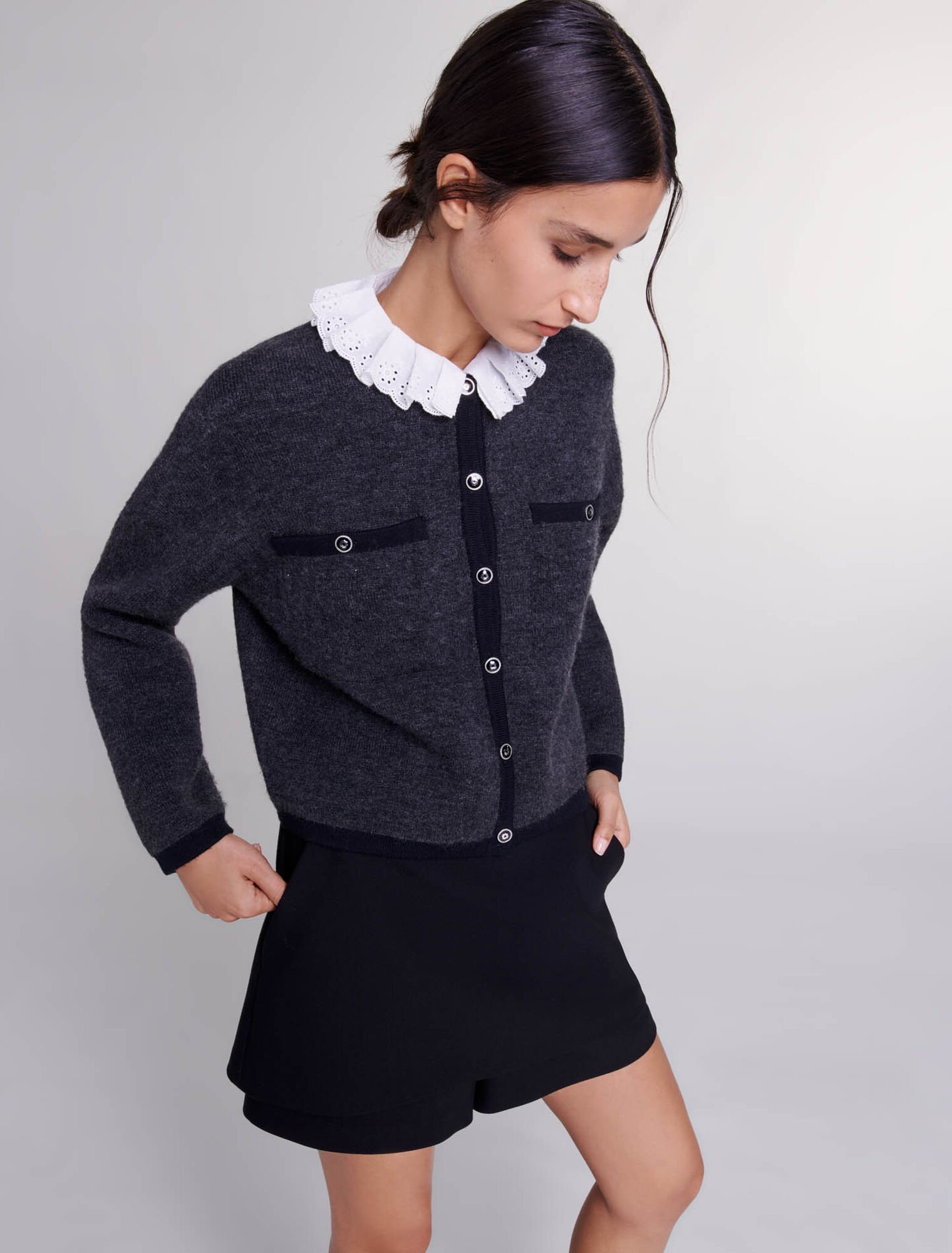 Knit cardigan