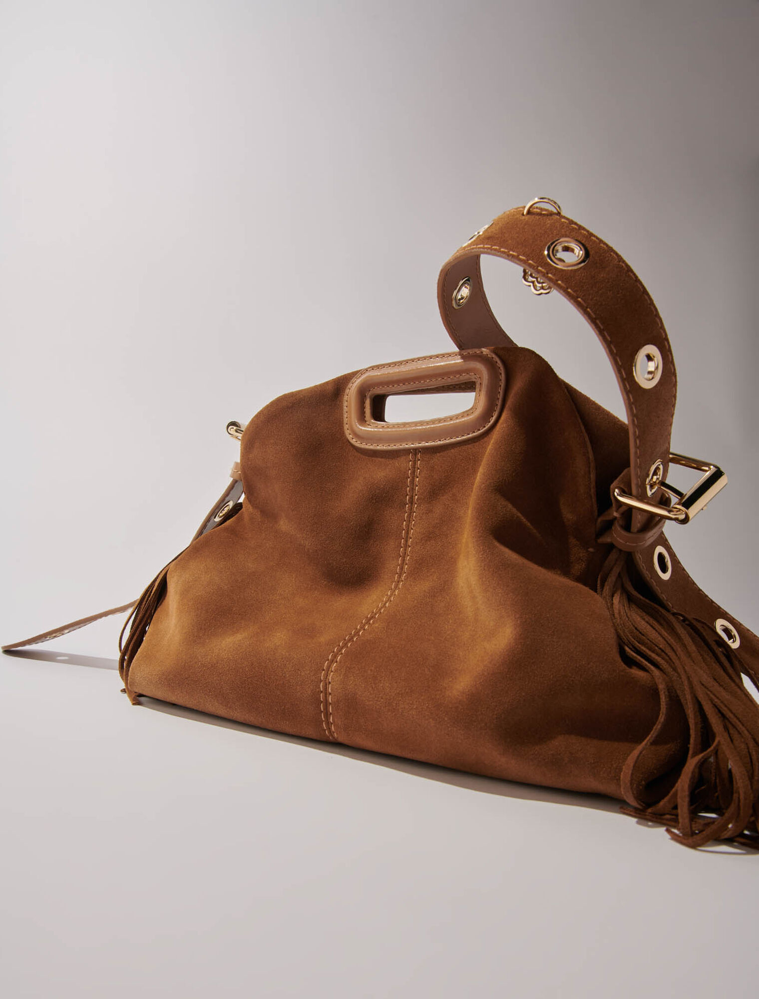 Suede Miss M bag