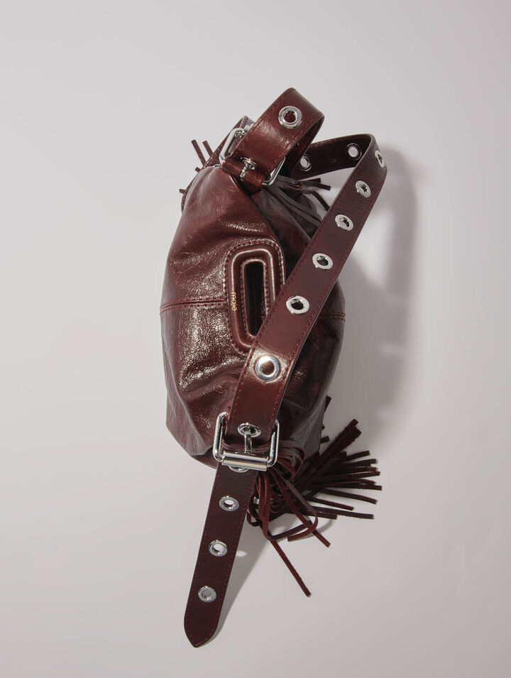 Crackled leather Miss M Mini bag