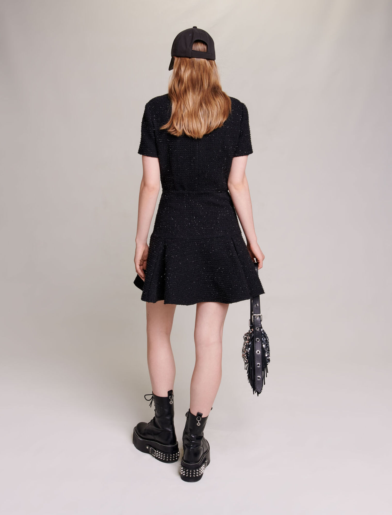 Short tweed dress