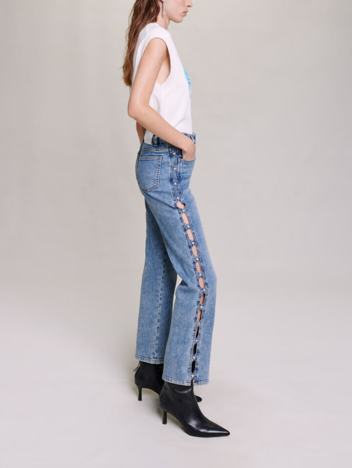 Sleeveless heart jumper