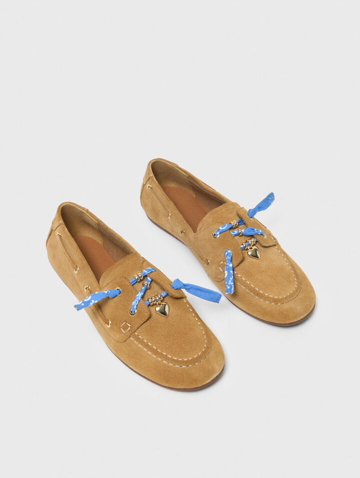 Suede boat shoes